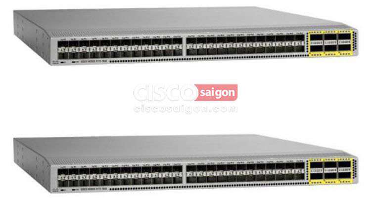 Cisco N3K-C3172PQ-10GE Switch Nexus 3172P Chassis, 48 x SFP+ and 6 QSFP+ ports Cisco N3K-C3172PQ-10GE Switch Nexus 3172P Chassis, 48 x SFP+ and 6 QSFP+ ports