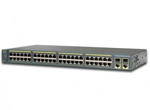 Switch Cisco WS-C2960+48TC-S Catalyst 2960 Plus 48 10/100 + 2 T/SFP LAN Lite